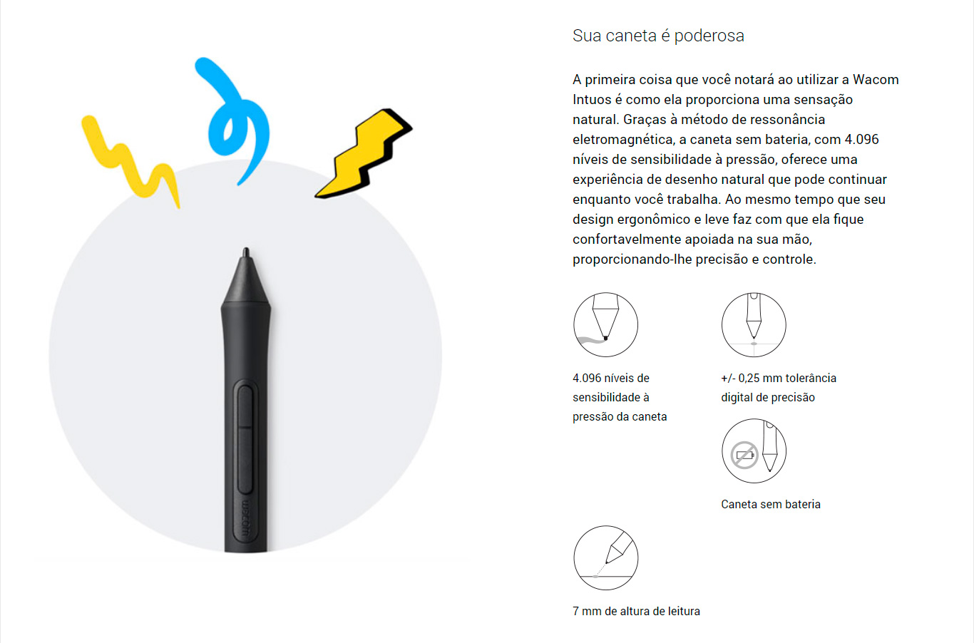 Mesa Digitalizadora Wacom Intuos Creative Pen Tablet Small Black Ctl4100